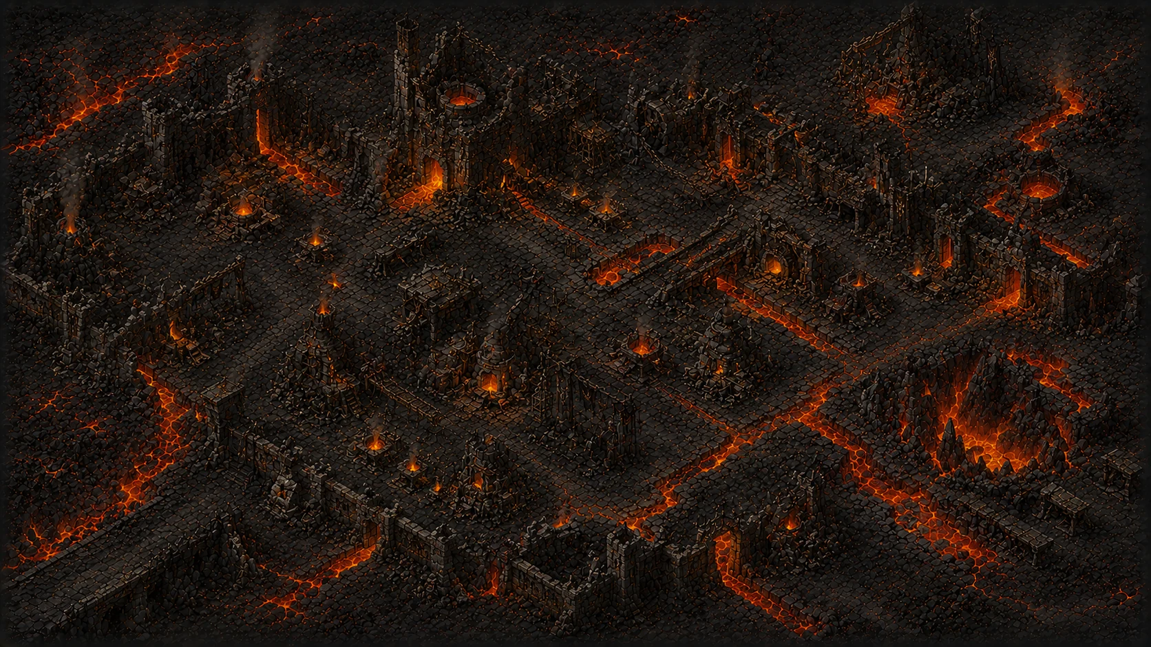 Painted scene: The Slag Forge