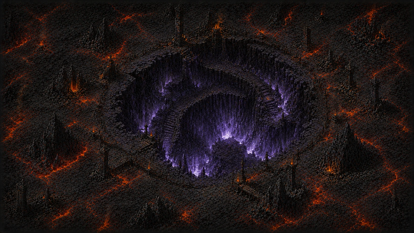 Painted scene: The Ashen Maw