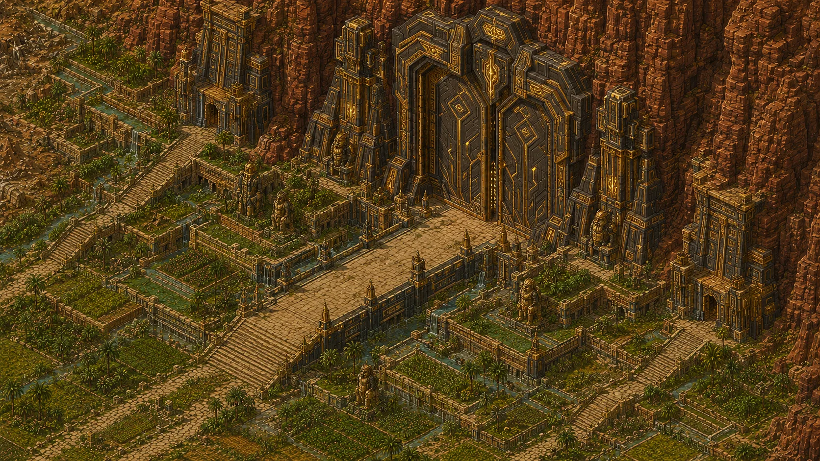 Painted scene: The Vaultgate