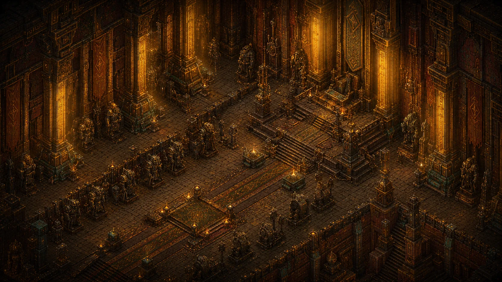 Painted scene: The Sunk Cathedral