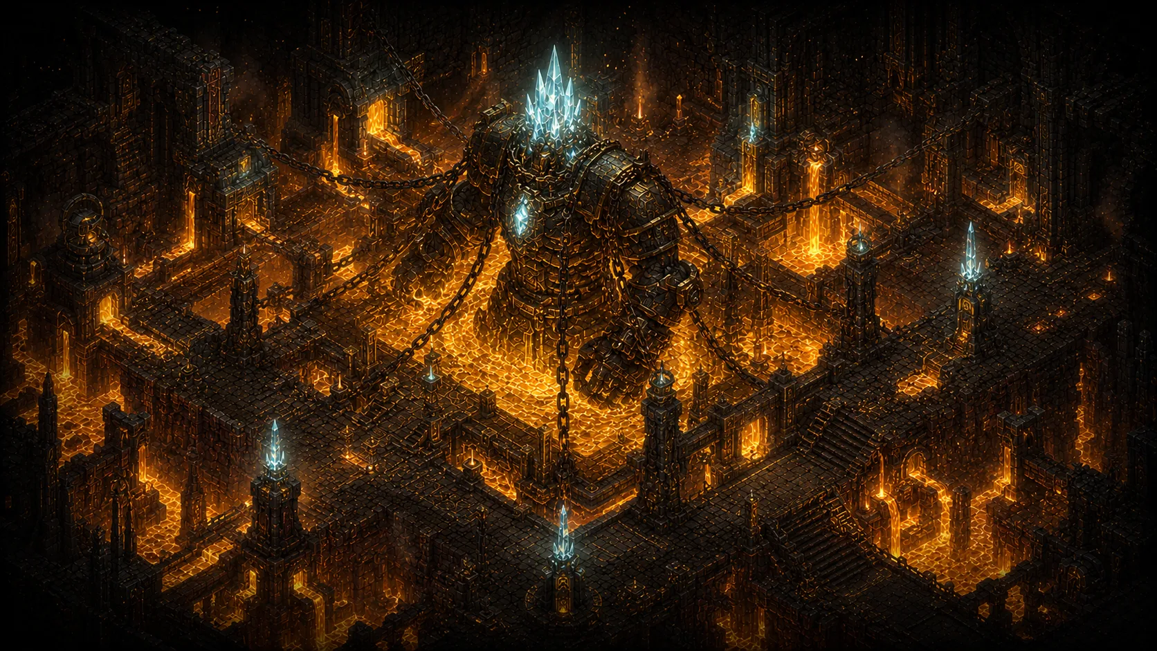 Painted scene: The Underforge