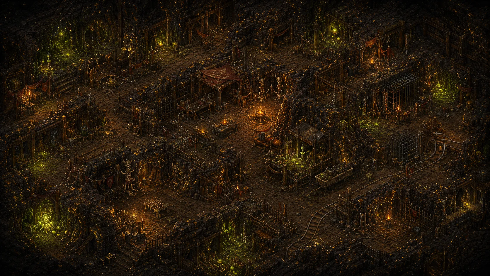 Painted scene: Goldveins