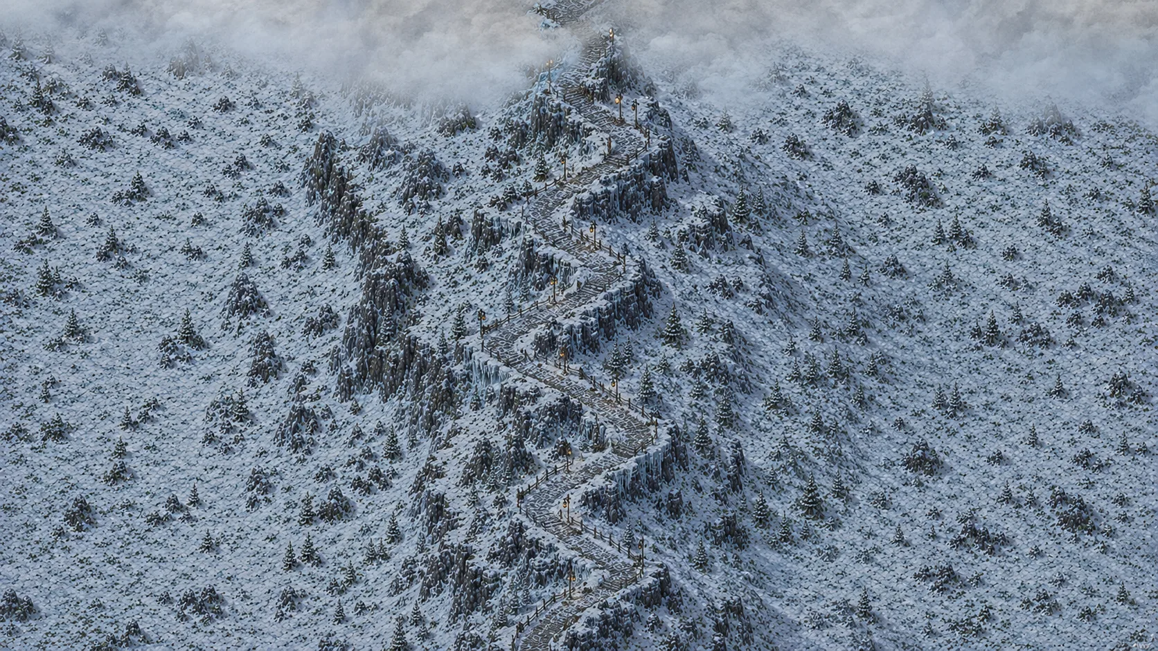 Painted scene: The Windward Stair