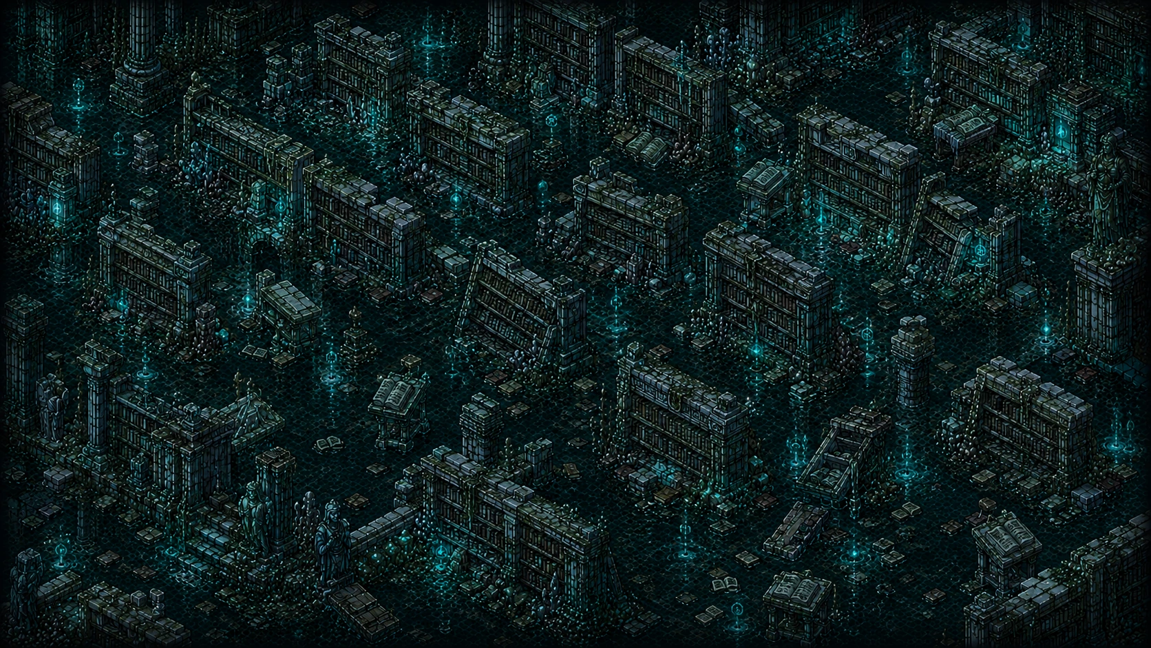 Painted scene: Drowned Stacks