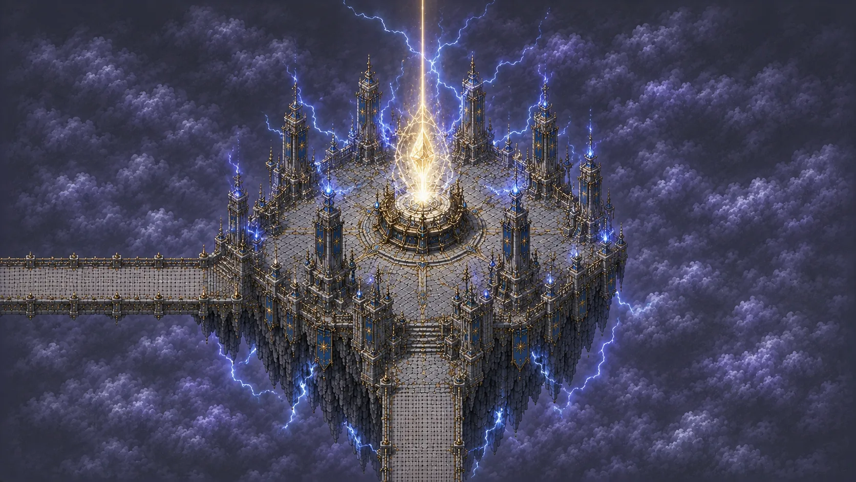 Painted scene: The Stormcrown