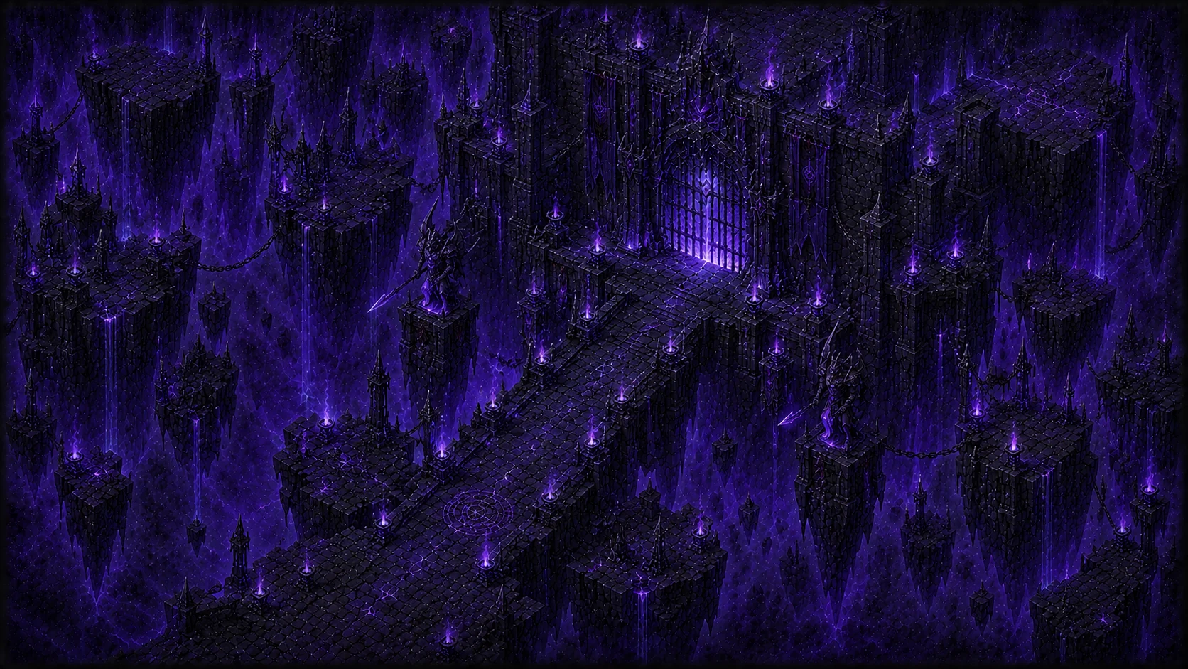 Painted scene: The Null Bastion