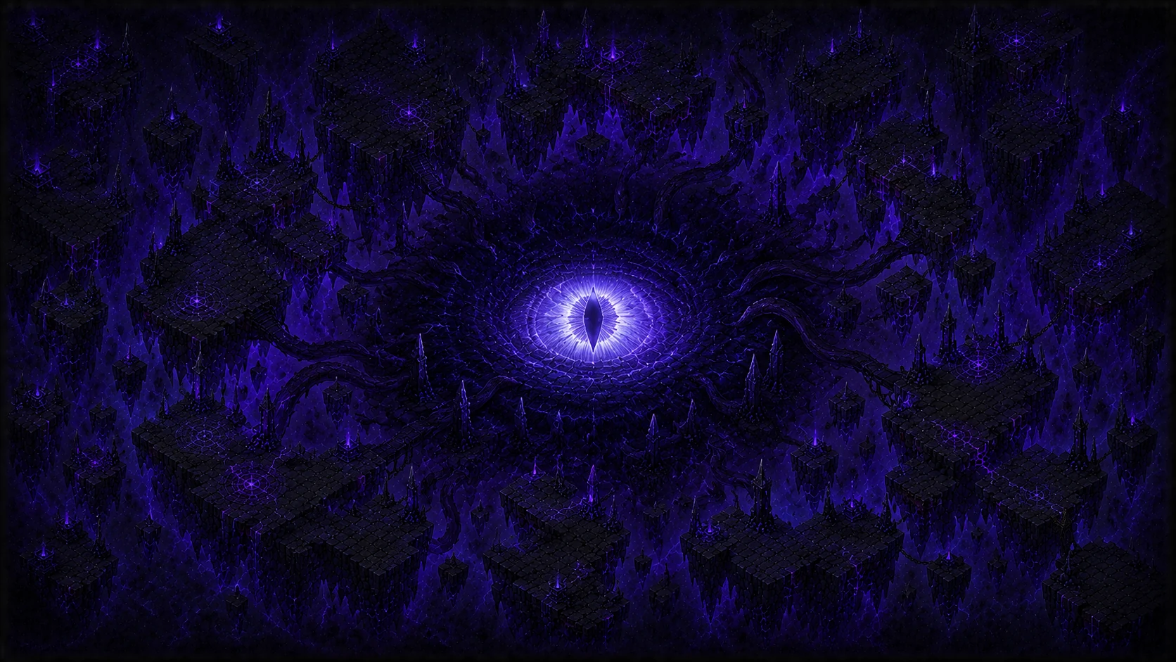 Painted scene: The Void Eye