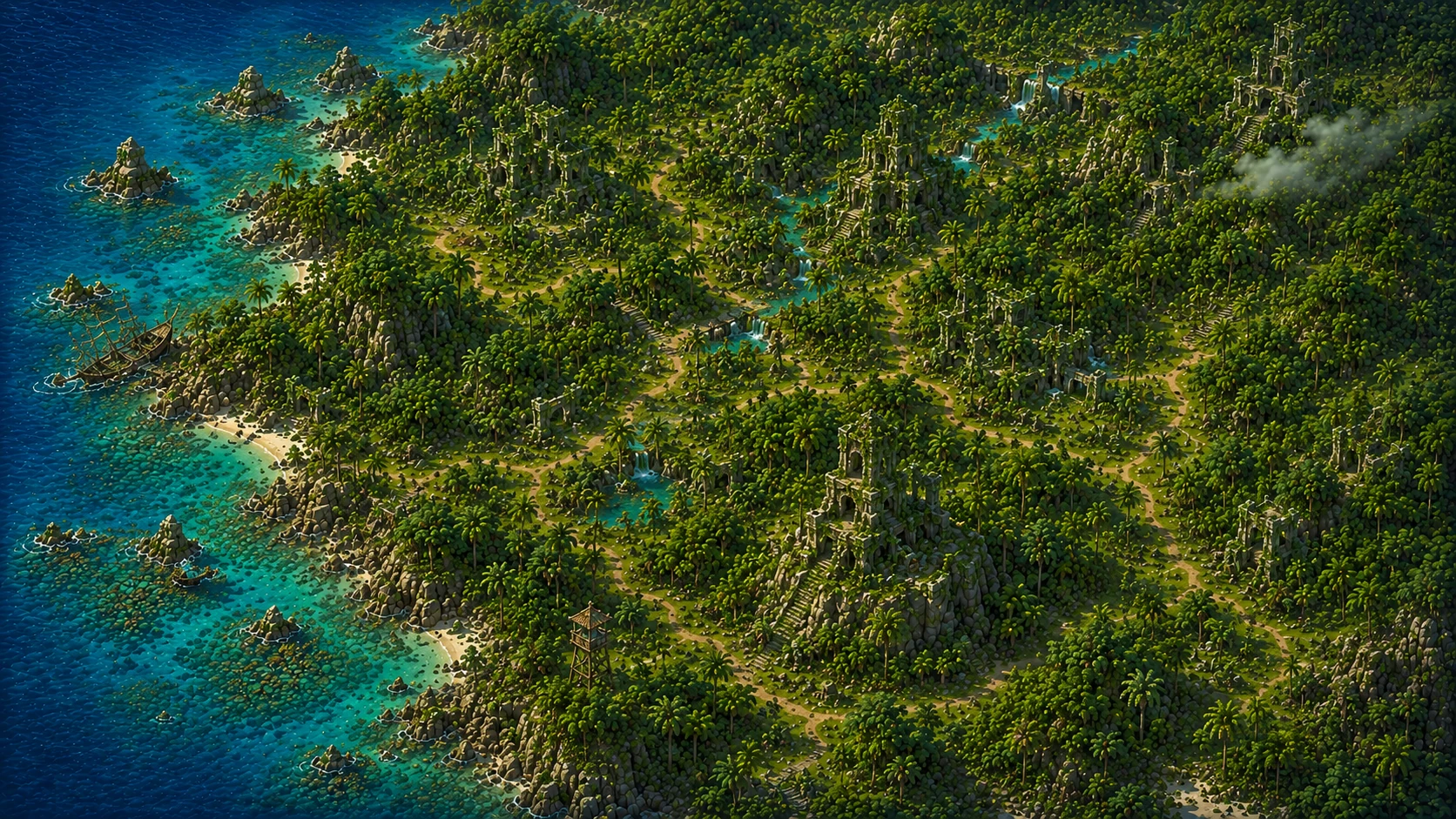Painted scene: Verdant Reach