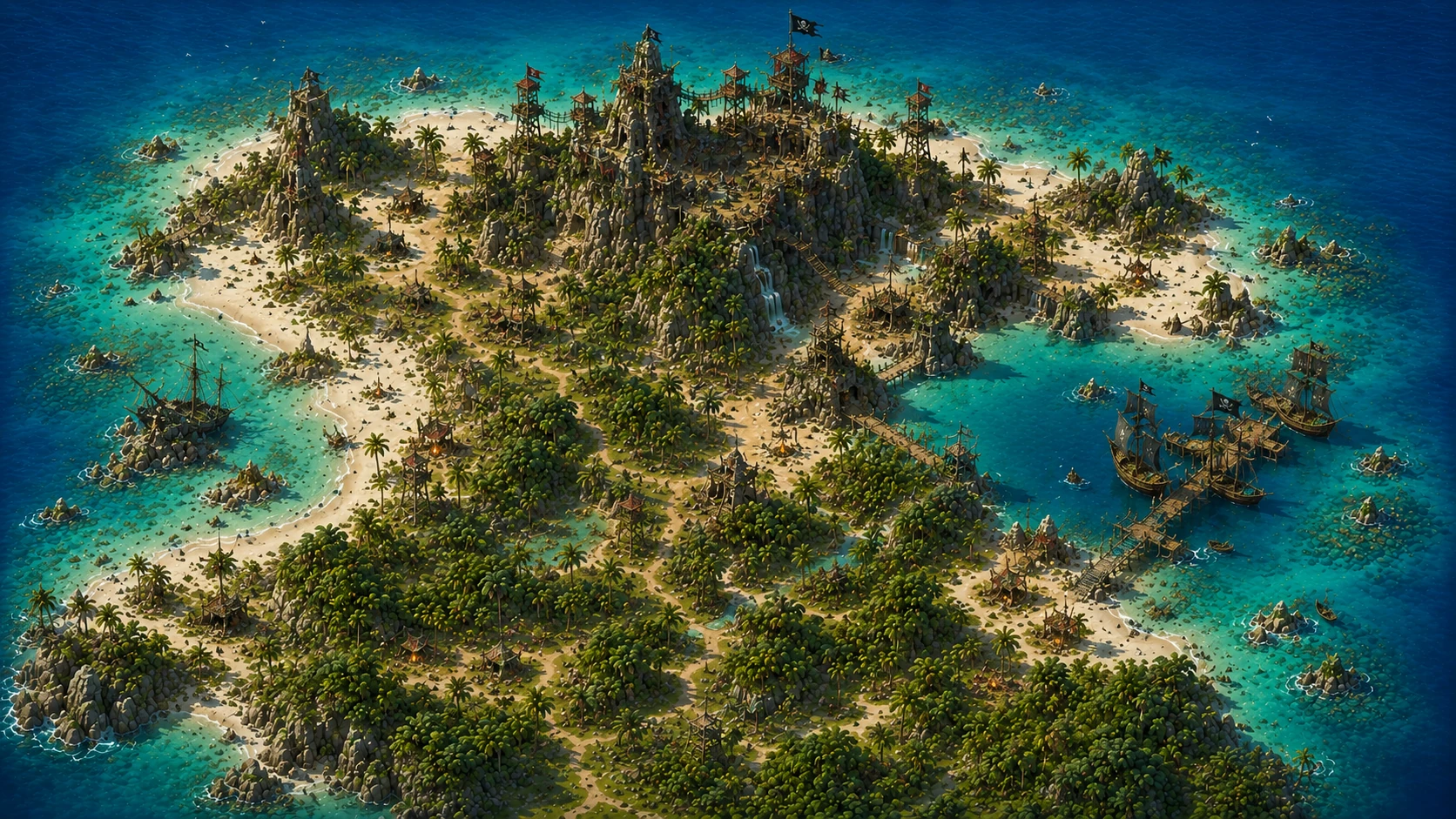 Painted scene: Sunpalm Heights