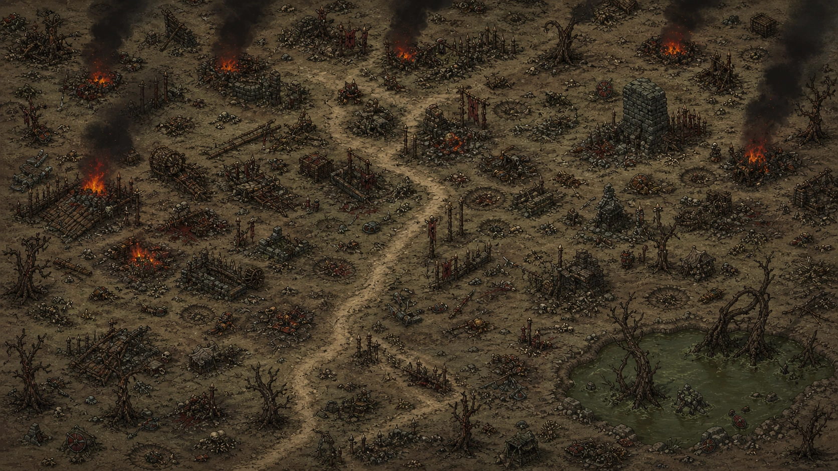 Painted scene: The Plains of Sen